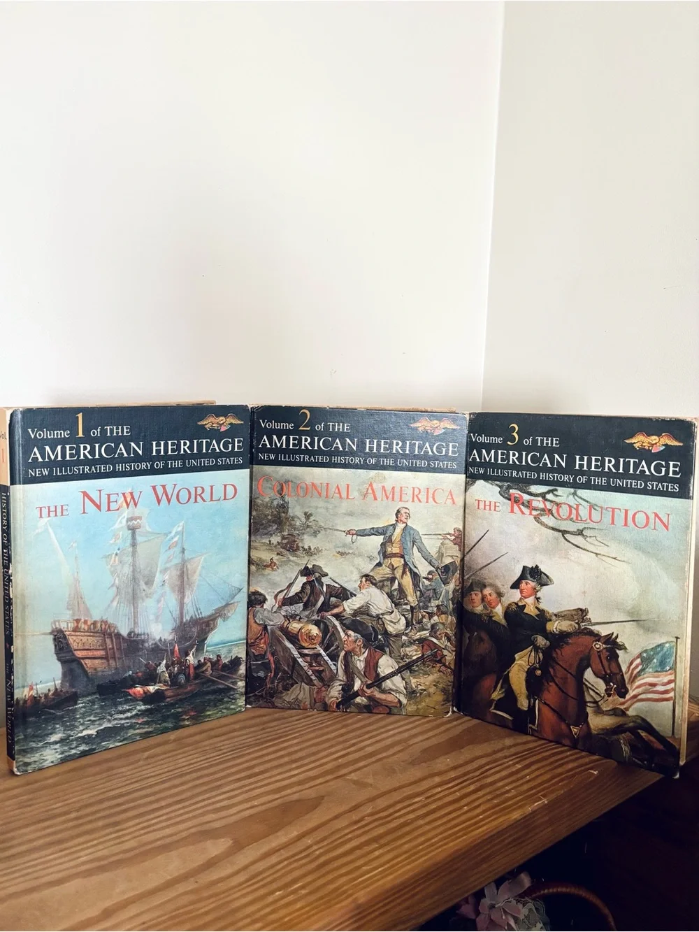 💥 VTG 1963 The American Heritage History Books: Volumes 1 - 3